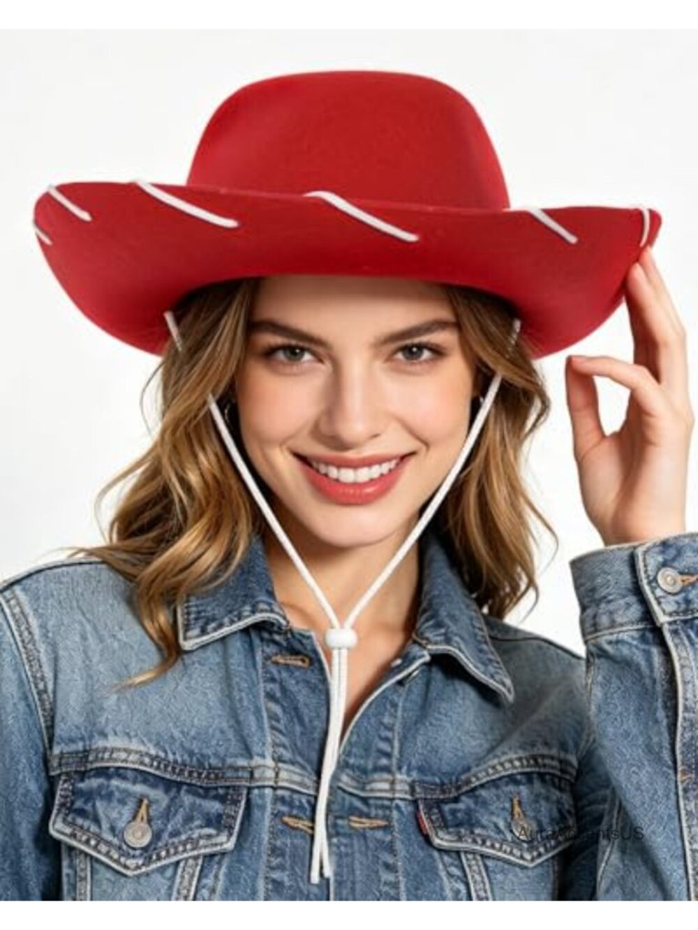 Felt Cowboy Hat Western Costume Party Headwear for Women Men